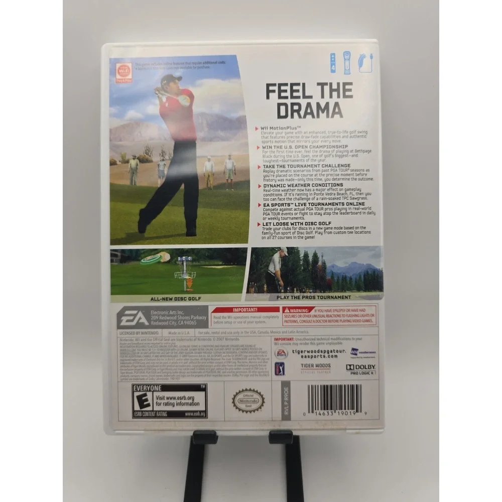 Tiger Woods PGA Tour 10 (Nintendo Wii, 2009) - Picture 2 of 6